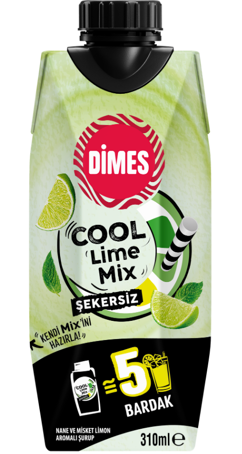 あめ DİMES COOL Lime Mix Şekersiz | DİMES | Ürünlerimiz