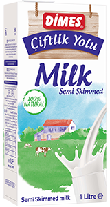 DİMES Çiftlikyolu Semi-Skimmed Milk