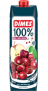 DİMES Premium 100% Apple -Sour Cherry Juice