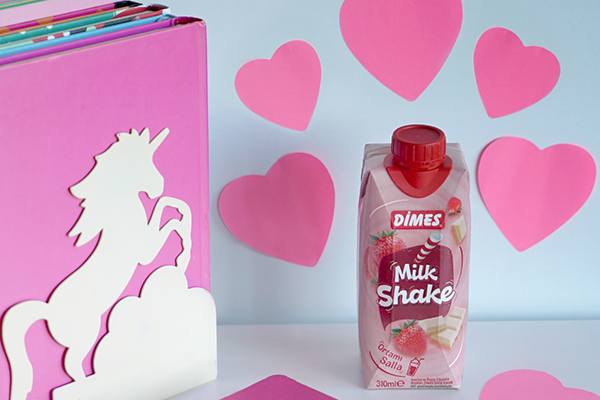 DİMES Strawberry & White Chocolate Milkshake