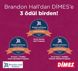 DİMES İnsan Kaynakları Uygulamalarına 3 Kategoride Brandon Hall Mükemmellik Ödülü