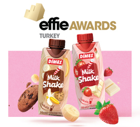 DİMES Milkshake Effie Ödüllerinde de Ortamı Salladı