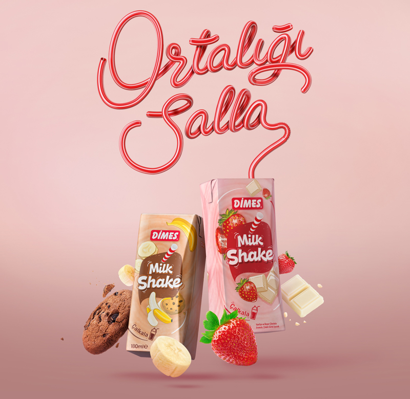 DİMES’TEN ORTALIĞI SALLAYAN LEZZET: MILKSHAKE