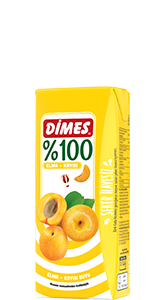 DİMES %100 Elma-Kayısı Suyu