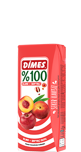 DİMES %100 Elma-Şeftali Suyu
